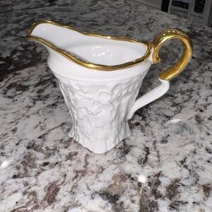 Elegant Gold-Accented Ceramic Jug 1930’s